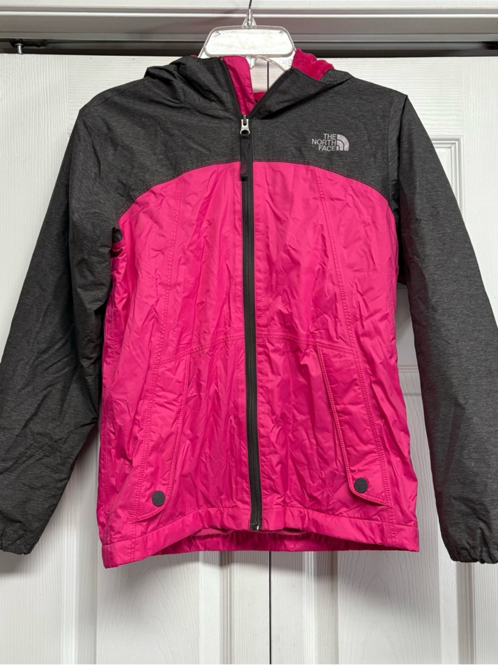 The North Face Girls' Fleece Jacket - Hot Pink